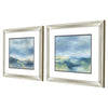 Keusder Buttermilk Coastal Framed Art Set of 2