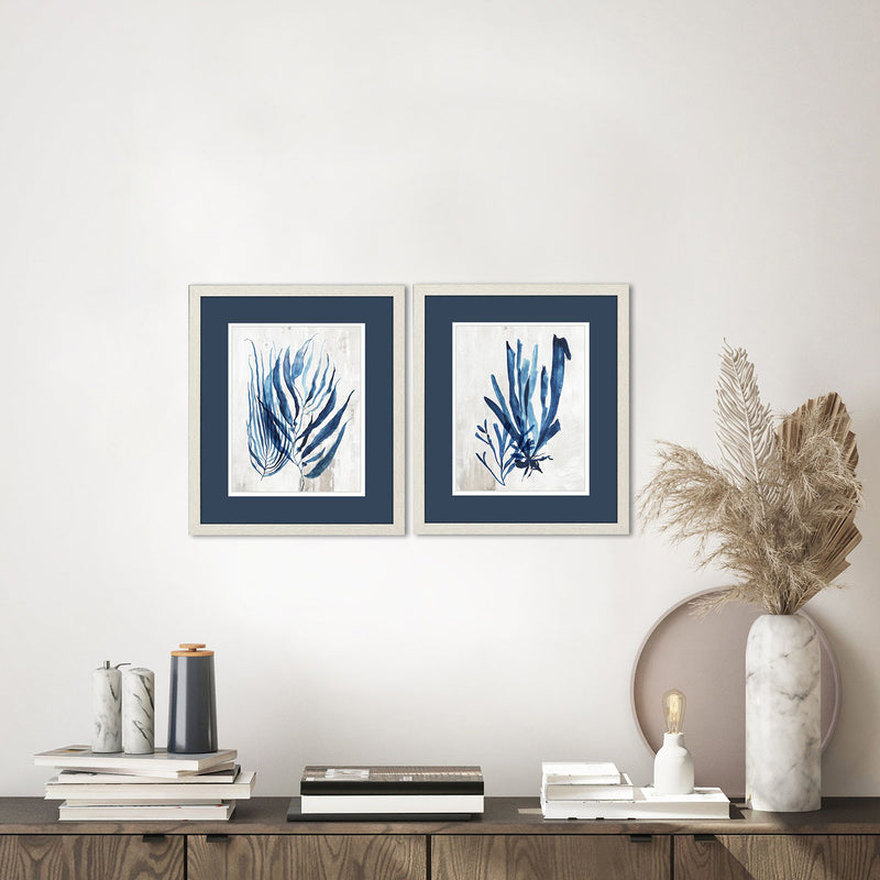 Wilson Coral Plant Framed Art Set of 2