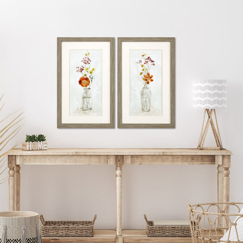 Robinson Catalina Bouquet Framed Art Set of 2