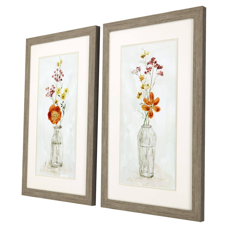 Robinson Catalina Bouquet Framed Art Set of 2