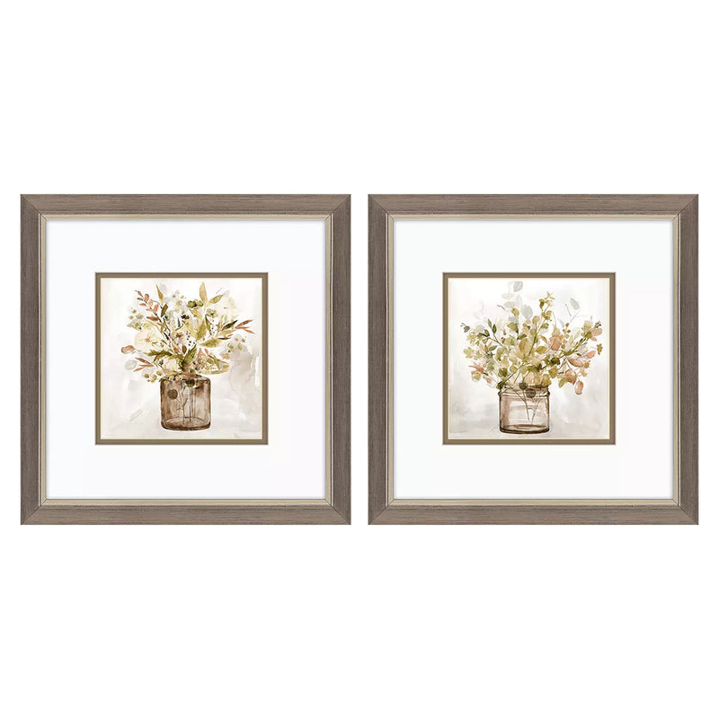 Robinson Earthy Garden Framed Art Set of 2