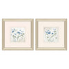 Price Blue Wildflowers Framed Art Set of 2