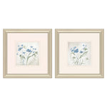 Price Blue Wildflowers Framed Art Set of 2