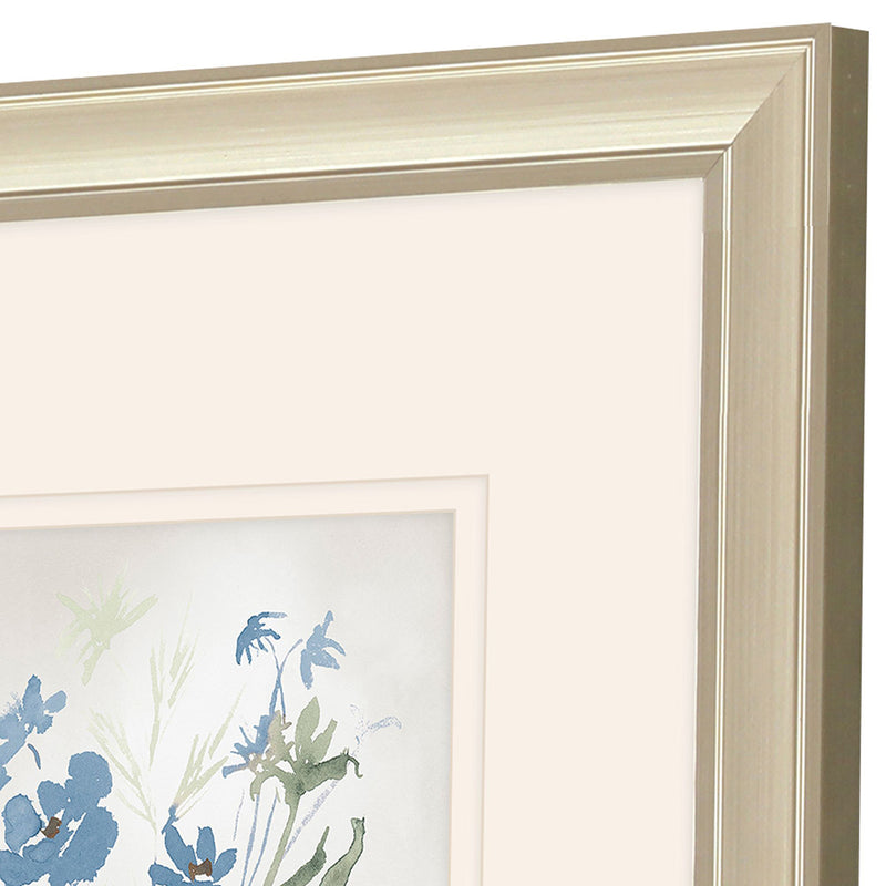 Price Blue Wildflowers Framed Art Set of 2