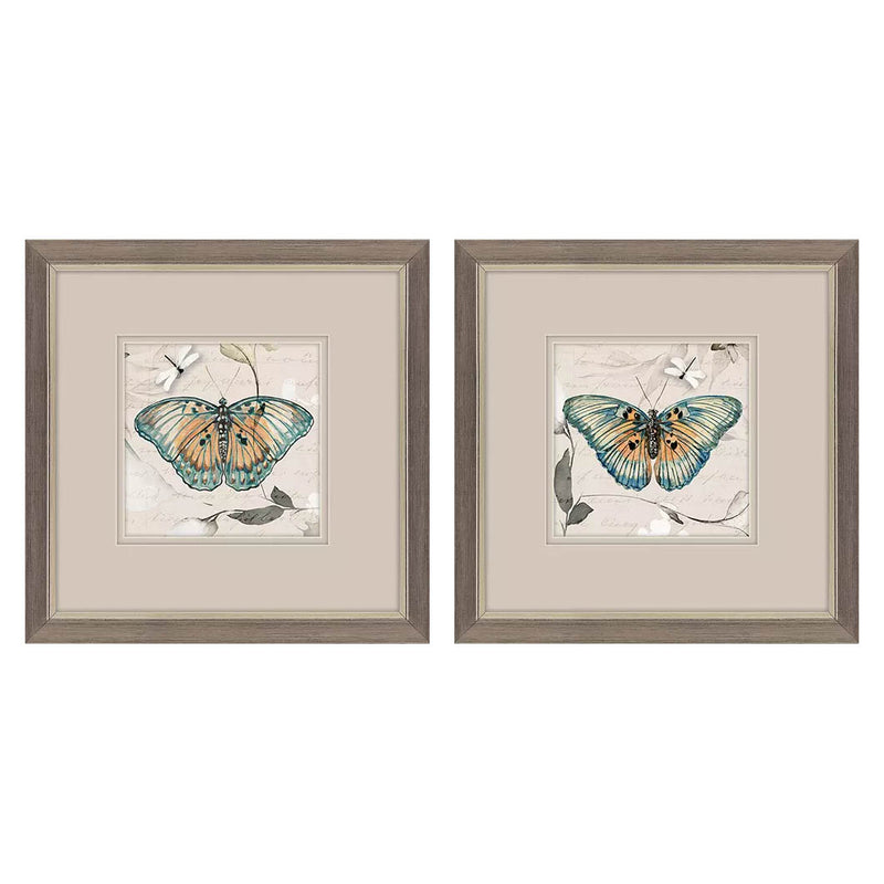 Jill Papillon Framed Art Set of 2