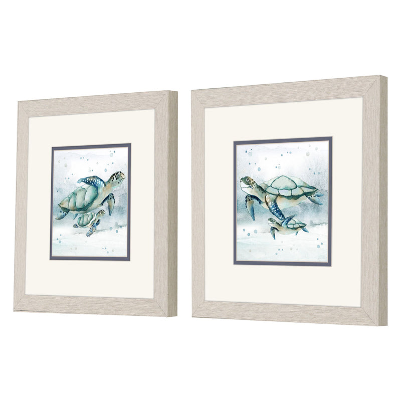 Tava Swim Lessons Framed Art Set of 2