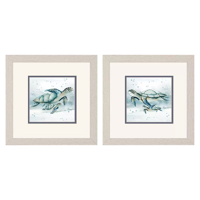 Tava Swim Lessons Framed Art Set of 2