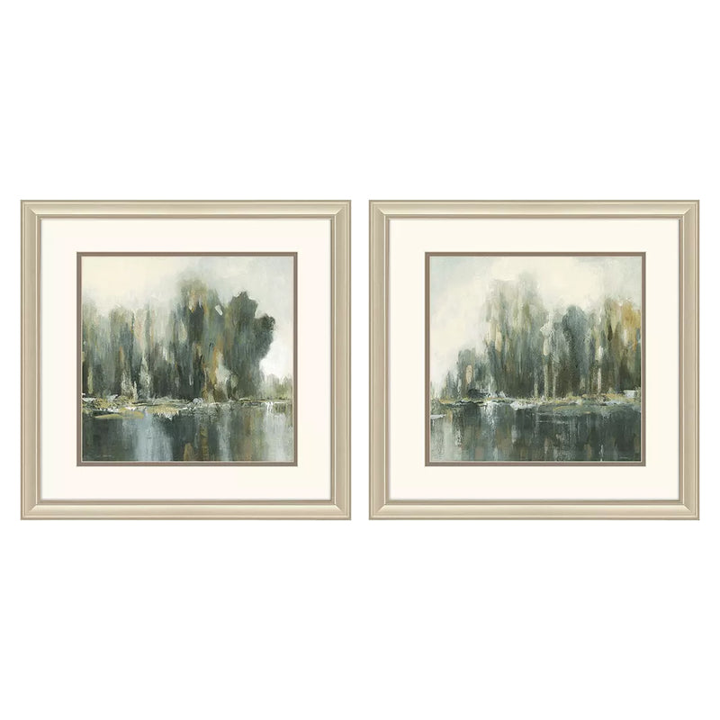 Robinson Textured Treeline Framed Art Set of 2