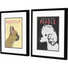 Inner Circle Dogs II Framed Art Set of 2