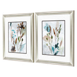 Wang Watercolor Wildflower Framed Art Set of 2