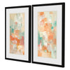 Loreth Retro ity Panel Framed Art Set of 2