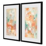 Loreth Retro ity Panel Framed Art Set of 2