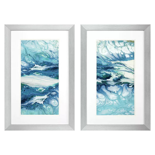 Robinson Marble Montage Framed Art Set of 2