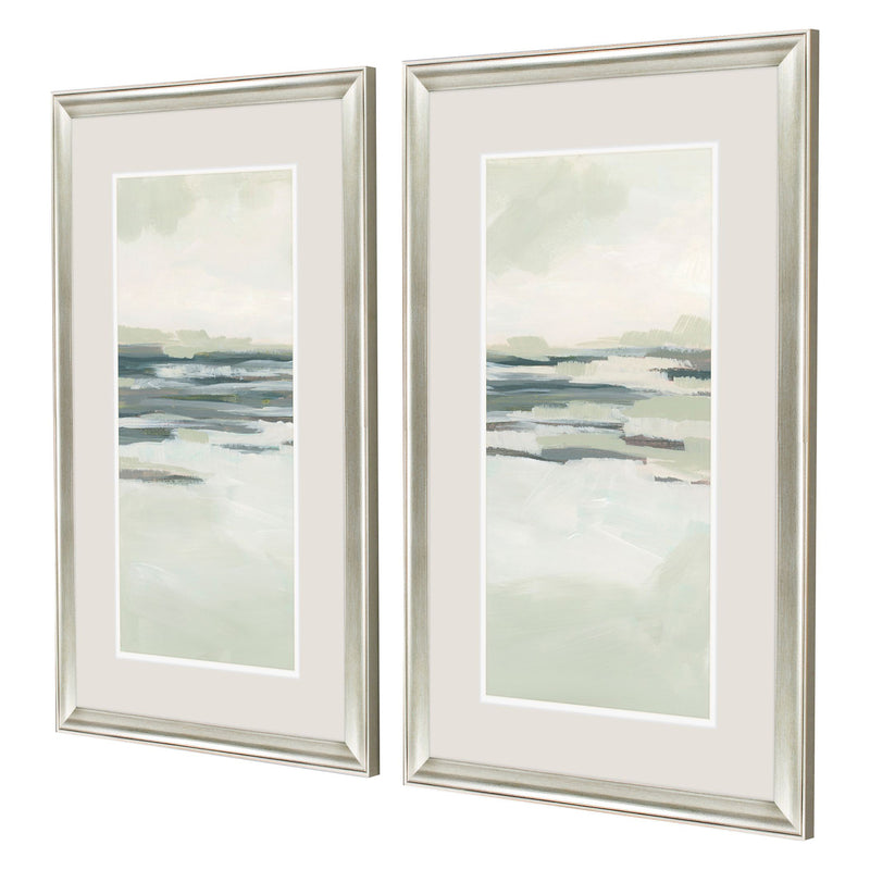 Vess Moss Coastline I Framed Art Set of 2