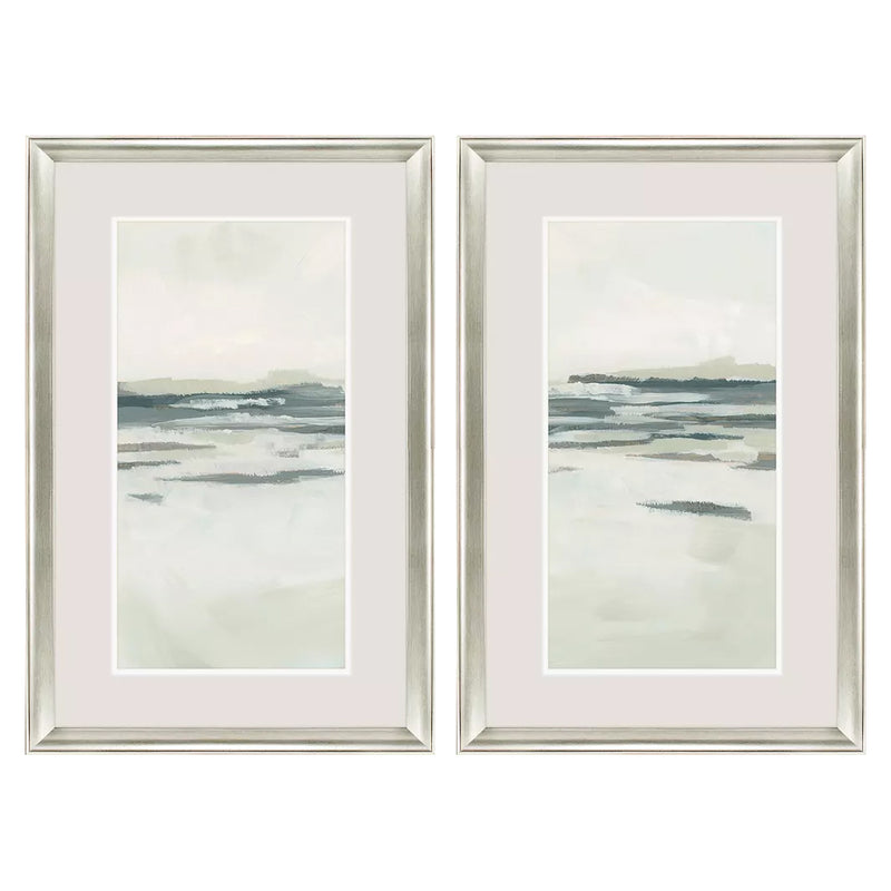 Vess Moss Coastline II Framed Art Set of 2