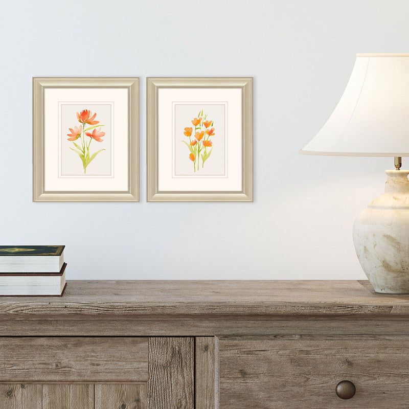 Krinlox Cherrful II Framed Art Set of 2