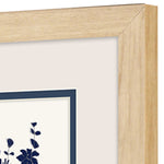 Nan Indigo Sketch Framed Art Set of 2