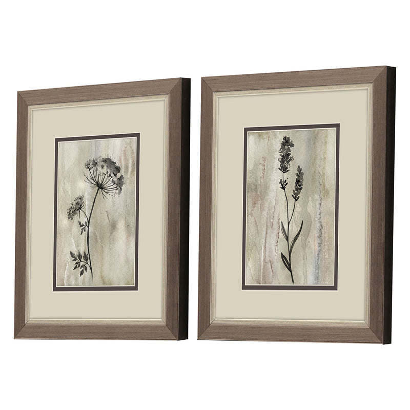 Knutsen Sumi-e Silhouette I Framed Art Set of 2