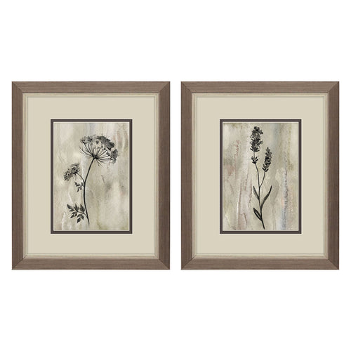 Knutsen Sumi-e Silhouette I Framed Art Set of 2