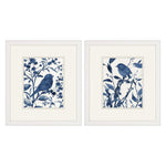 Robinson Bluebird Silhouette Framed Art Set of 2