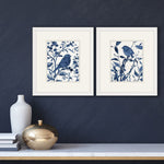 Robinson Bluebird Silhouette Framed Art Set of 2