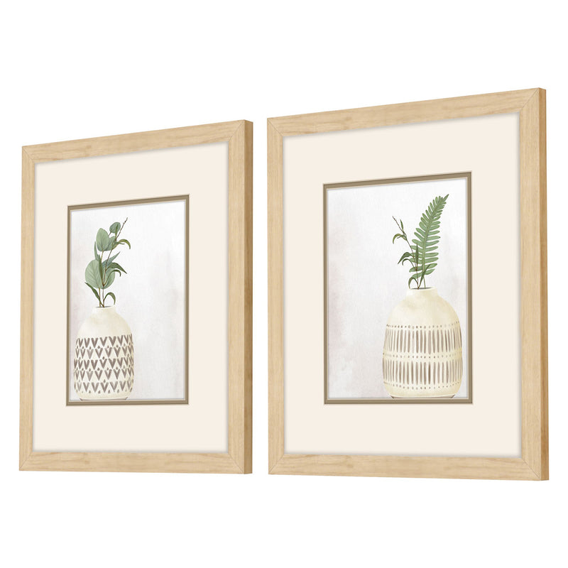 Allen Vases Framed Art Set of 2