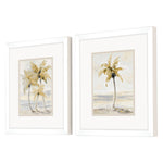 Loreth Gold Palm in Paradise Framed Art Set of 2