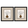 Pinto Black Branches Framed Art Set of 2