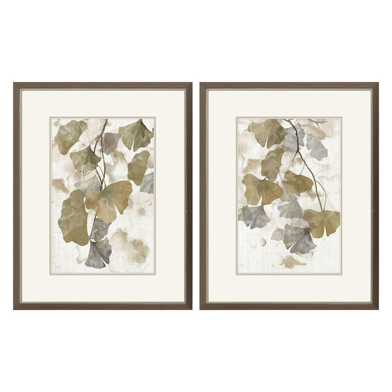 Nan Gingko Accent Framed Art Set of 2