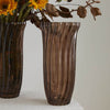 Chanterelle Ribbed Vase