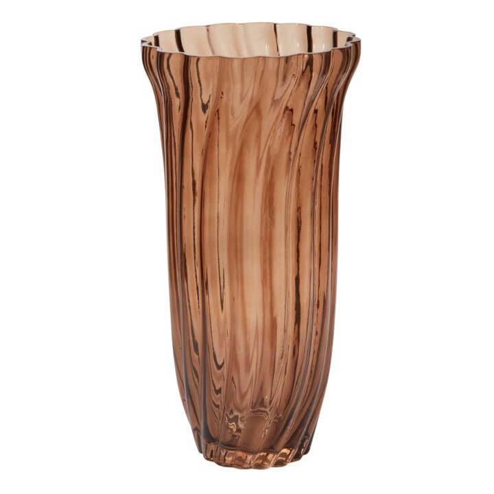 Chanterelle Ribbed Vase