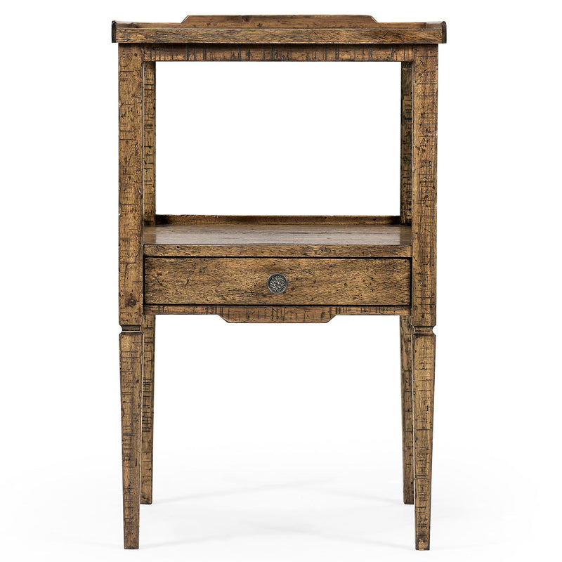 Jonathan Charles Casual Accents Driftwood Square End Table