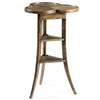 Jonathan Charles Casual Accents Driftwood Trefoil Side Table