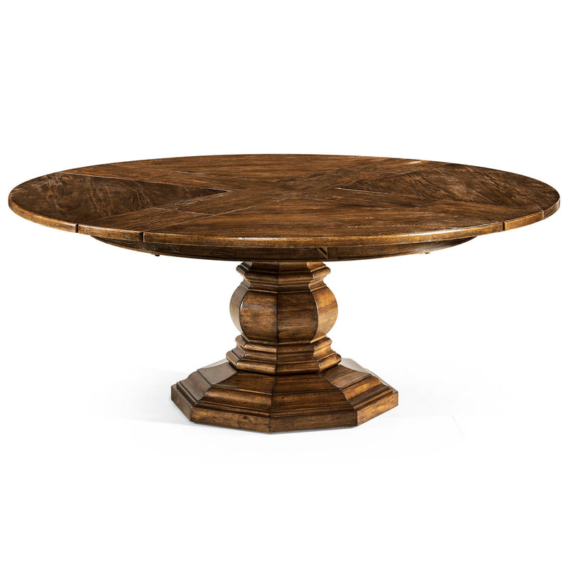 Jonathan Charles Casual Accents Country Round Extendable Dining Table