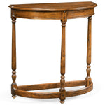 Jonathan Charles Casually Country Demilune Console Table