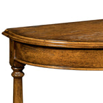 Jonathan Charles Casually Country Demilune Console Table