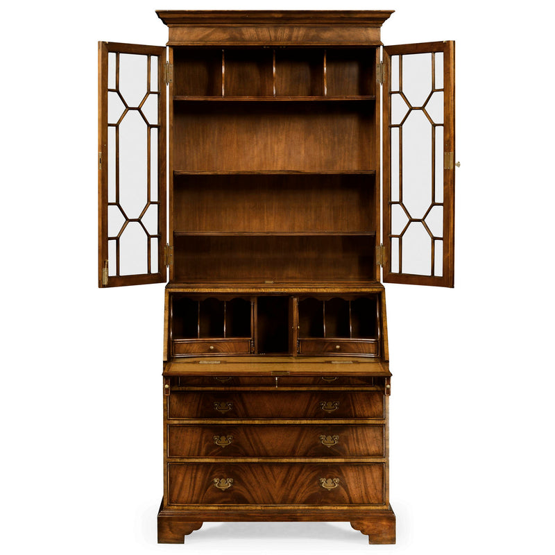 Jonathan Charles Buckingham Georgian Mahogany Secretary