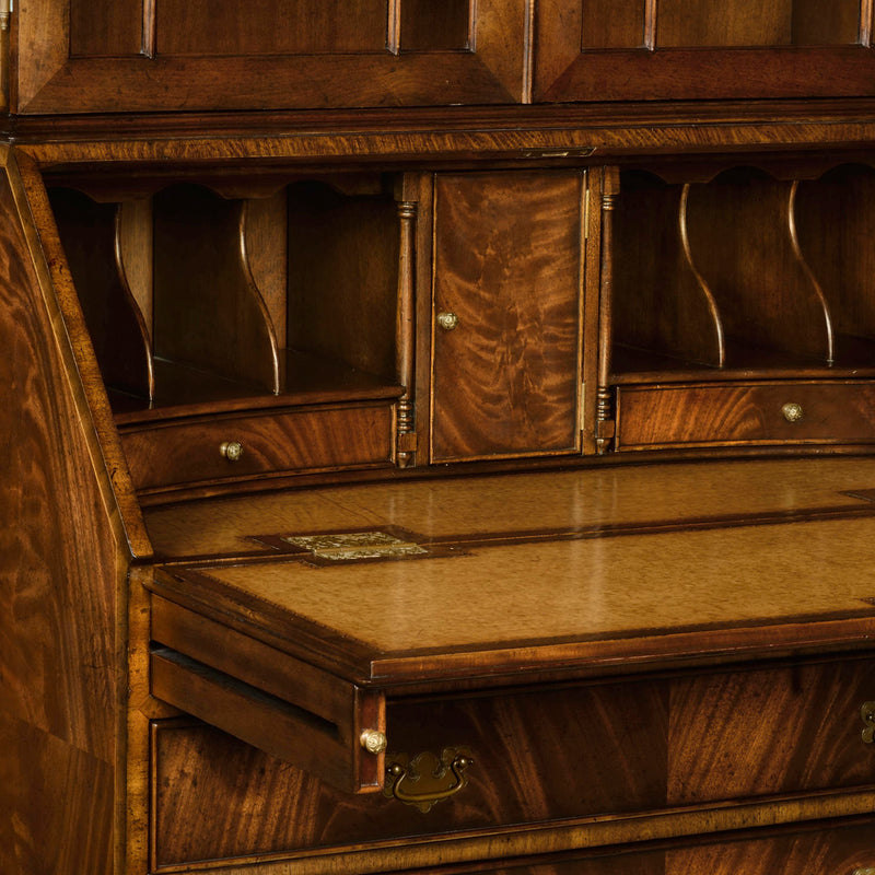 Jonathan Charles Buckingham Georgian Mahogany Secretary