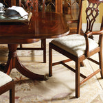 Jonathan Charles Buckingham Regency Crotch Extending Dining Table