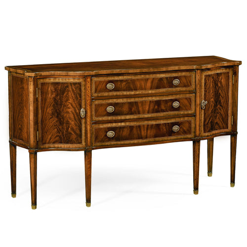 Jonathan Charles Windsor Credenza with Curved Doors