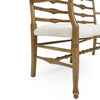 Jonathan Charles Casual Accents Driftwood Ladderback Bench