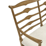 Jonathan Charles Casual Accents Driftwood Ladderback Bench