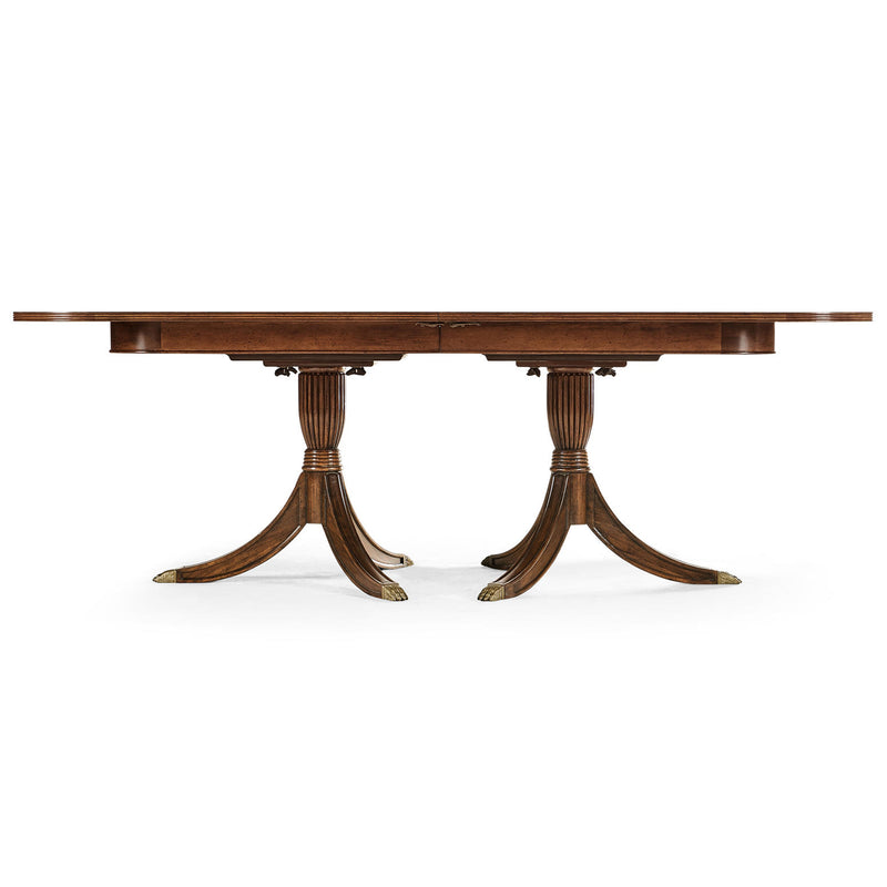 Jonathan Charles Windsor Regency Two-Leaf Dining Table