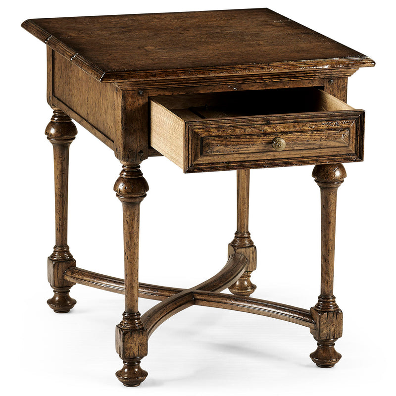 Jonathan Charles Casual Accents Elizabethan Square Side Table