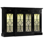 Jonathan Charles Breakfront Display Cabinet