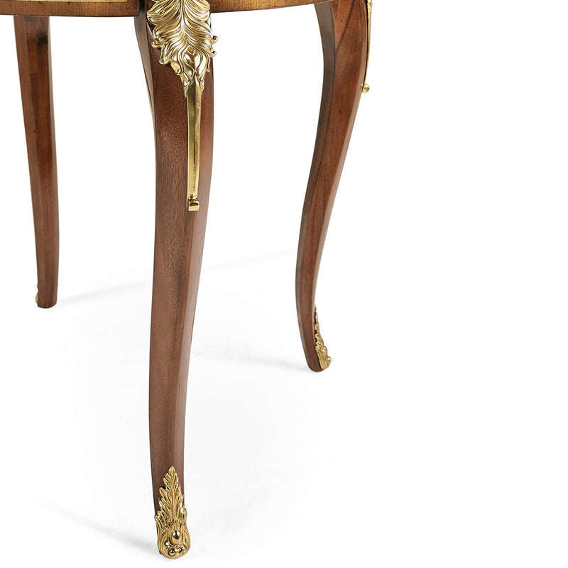 Jonathan Charles Mahogany and Pearl Accent Table