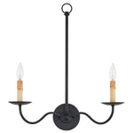 Currey & Co Saxon Double-Light Wall Sconce