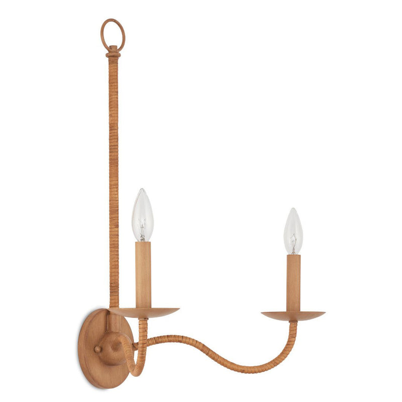 Currey & Co Saxon Double-Light Wall Sconce