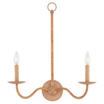 Currey & Co Saxon Double-Light Wall Sconce