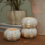 Pumpkin Stack Votive Candle Holder Set of 6